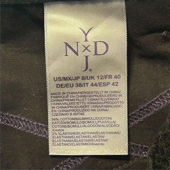 NYDJ Women's Size 8 Black Textured Jegging Pants with Lift Tuck Technology - Picture 7 of 16